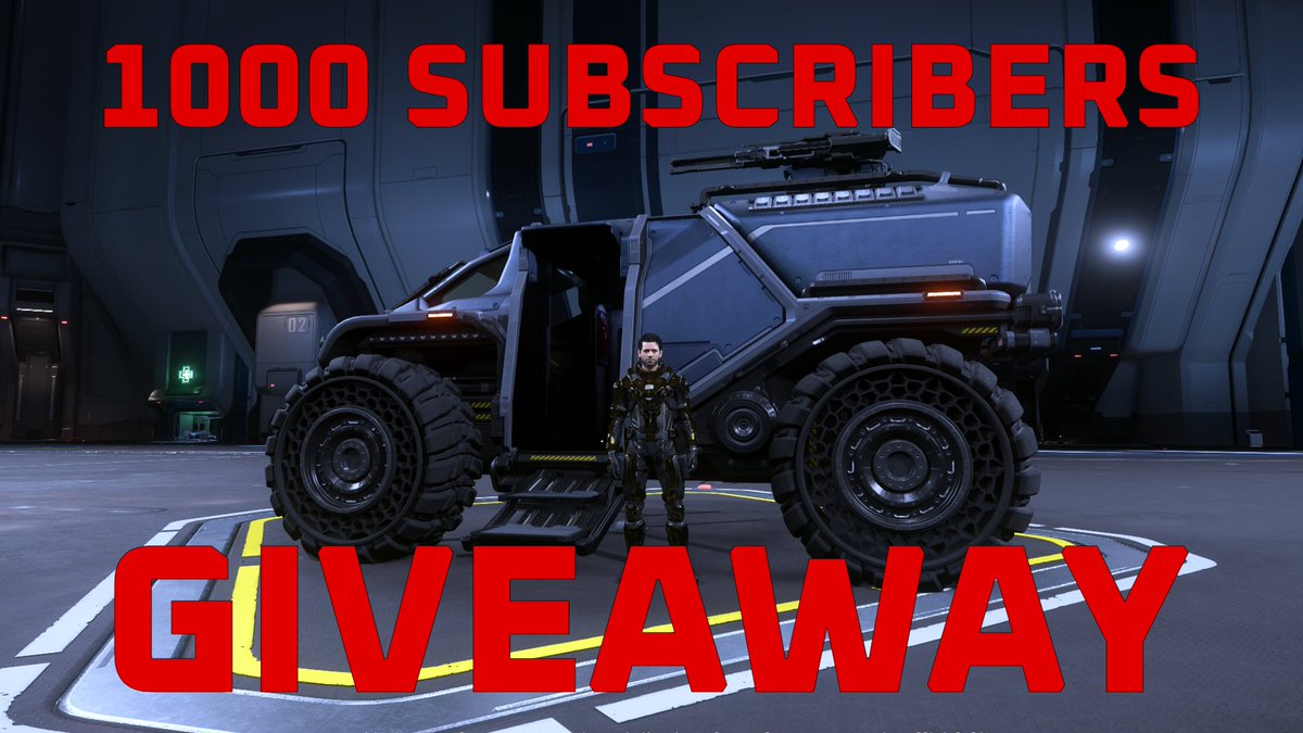 Thank you so much Star Citizen community!
The channel has hit 1000 subscribers tonight and because of that I'm giving away one GreyCat MTC with LTI and the Moonstone paint!

Check the video to see how you can enter!
youtu.be/Rk_dMTl50xE 

#StarCitizen