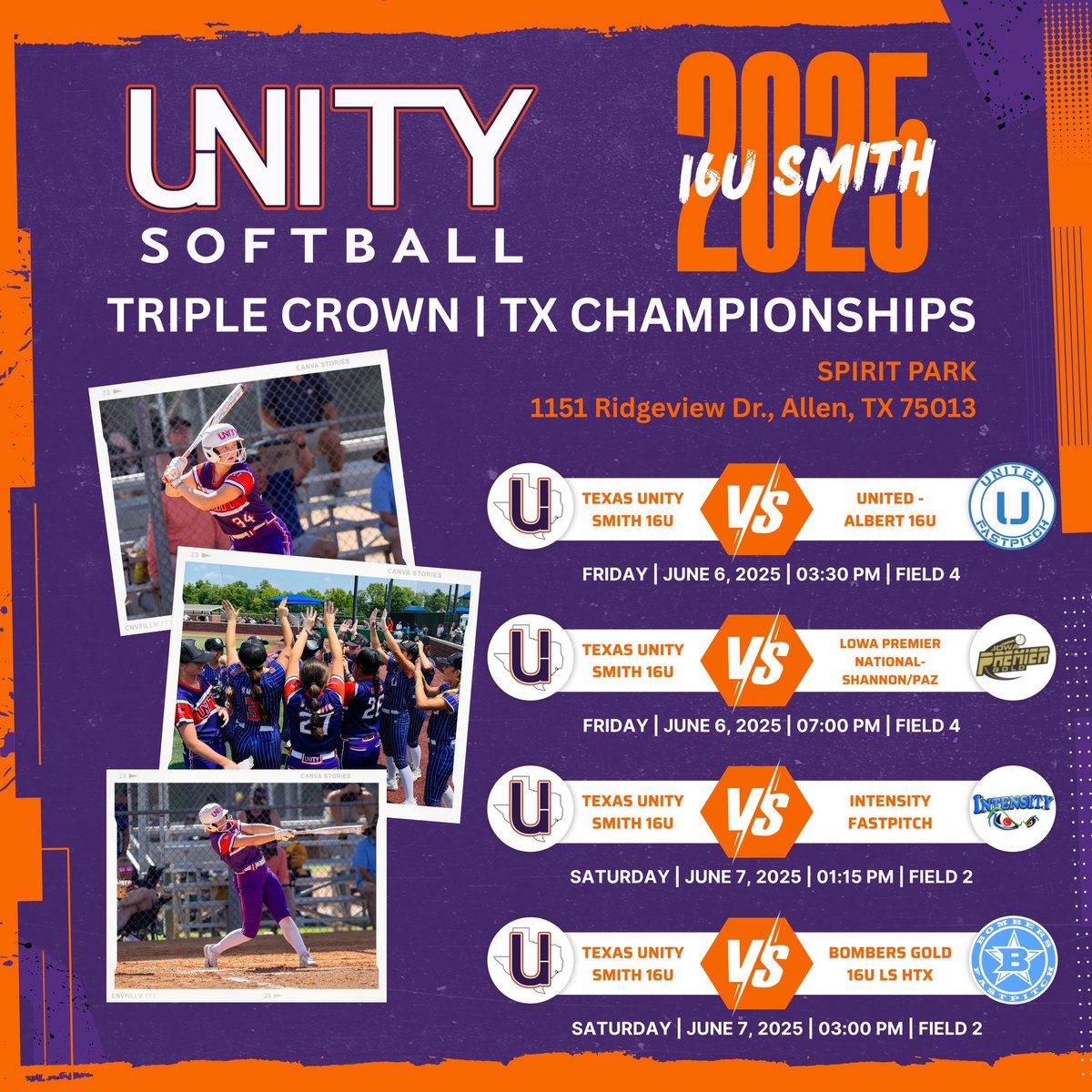 Kyler Edelen (@kyleredelen2027) on Twitter photo Schedule for our first tournament this weekend in Plano, TX. Ready to kick off the summer with my team! <a href="/TXUnitySmith/">Texas Unity Smith</a> Schedule for our first tournament this weekend in Plano, TX. Ready to kick off the summer with my team! <a href="/TXUnitySmith/">Texas Unity Smith</a>
