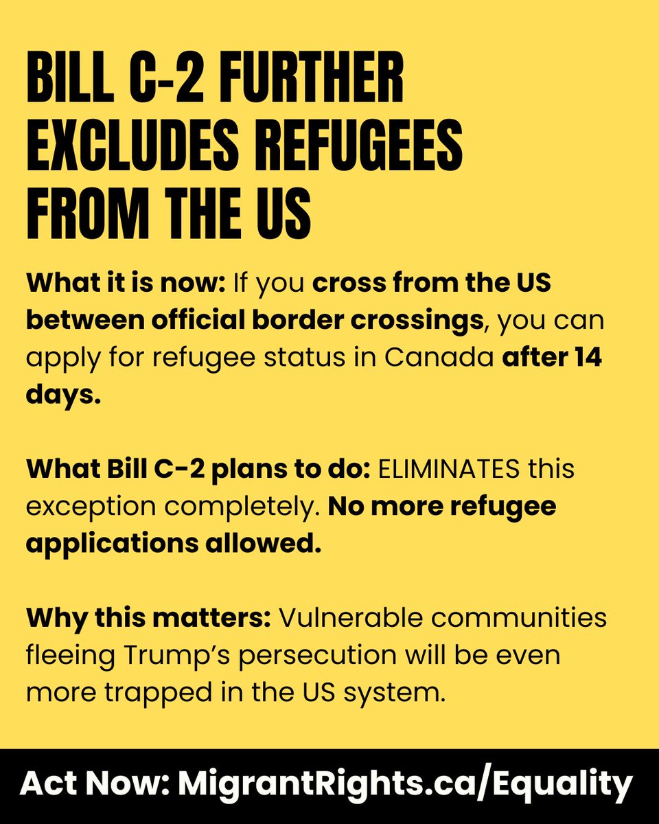 It further excludes refugees fleeing Trump's America