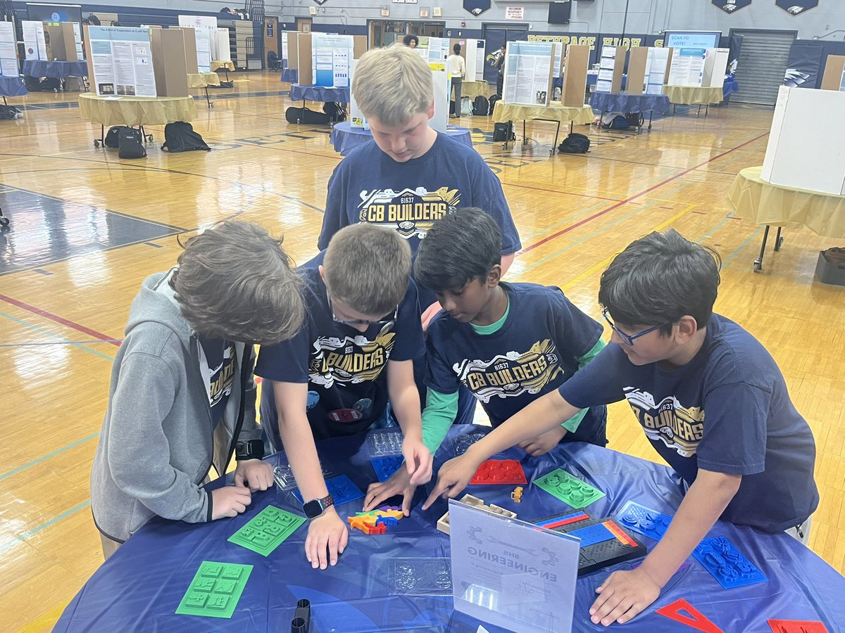 CB Builders learning from the Regal Eagles at the BHS Science Research Symposium. Thanks for the opportunity!