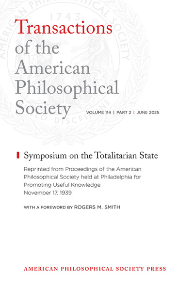 Penn Press (@pennpress) on Twitter photo The latest issue of Transactions of the American Philosophical Society, the journal from our friends at <a href="/AmPhilSociety/">Am Phil Society</a>, reprints a 1939 symposium on totalitarianism. Read the introduction now, free for a limited time via <a href="/ProjectMUSE/">Project MUSE</a>!
muse.jhu.edu/pub/56/article… The latest issue of Transactions of the American Philosophical Society, the journal from our friends at <a href="/AmPhilSociety/">Am Phil Society</a>, reprints a 1939 symposium on totalitarianism. Read the introduction now, free for a limited time via <a href="/ProjectMUSE/">Project MUSE</a>!
muse.jhu.edu/pub/56/article…