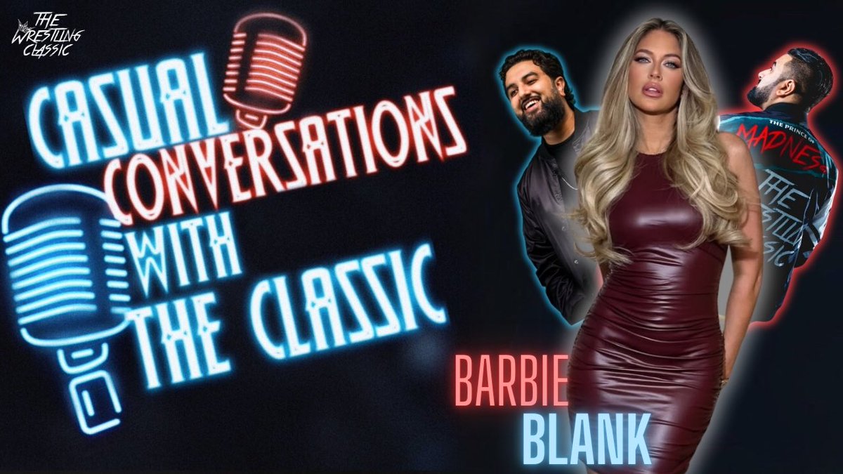 My Casual Conversation with <a href="/TheBarbieBlank/">Barbie Blank</a> aka Kelly Kelly is available now on The Wrestling Classic YT Channel and when you search the “TWC Show” wherever you listen to podcasts! 🎙️