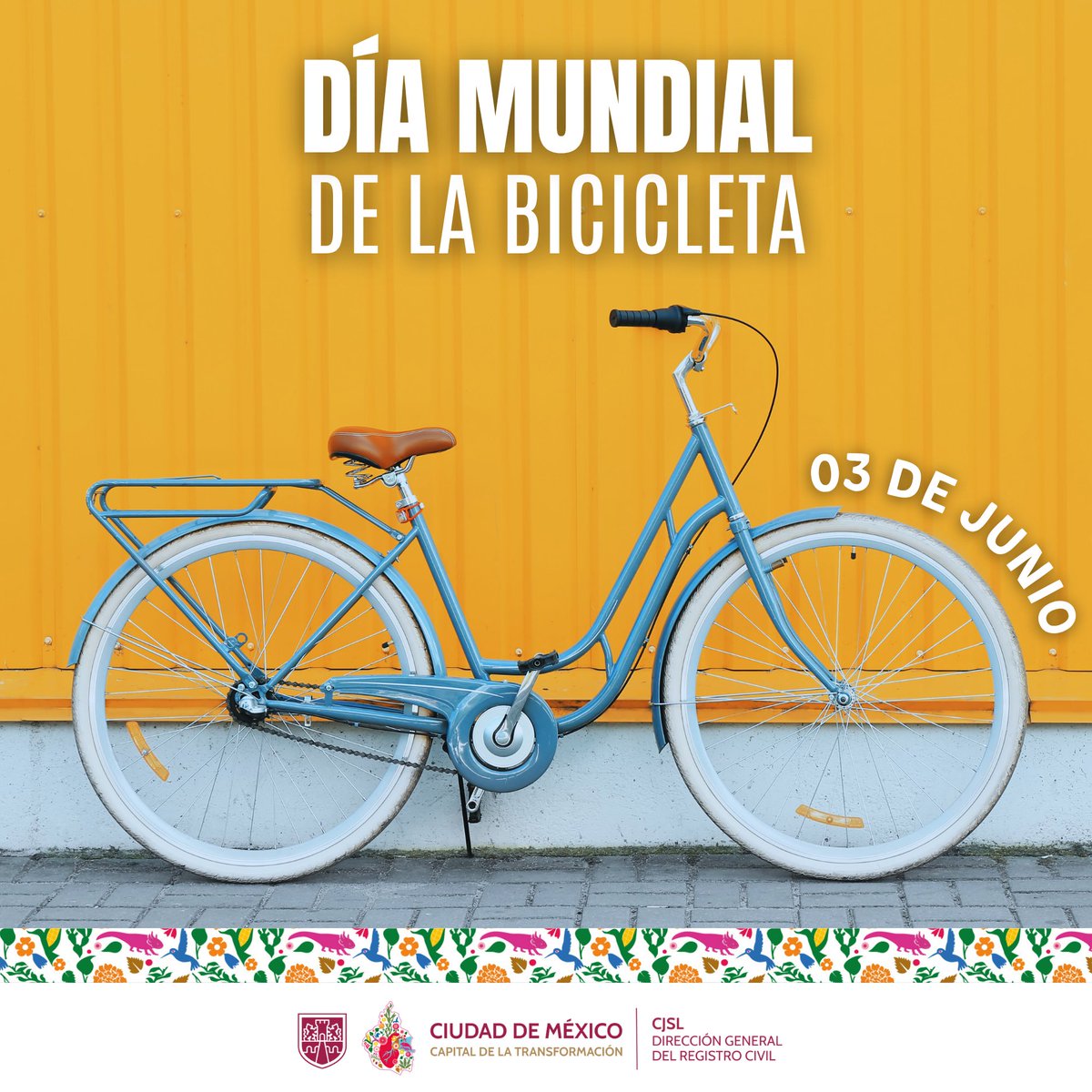 𝐃𝐢́𝐚 𝐦𝐮𝐧𝐝𝐢𝐚𝐥 𝐝𝐞 𝐥𝐚 𝐛𝐢𝐜𝐢𝐜𝐥𝐞𝐭𝐚.
La ONU reconoce a la bicicleta como un medio de transporte sencillo, limpio y sostenible que beneficia la salud y el medio ambiente. Al promover su uso, se busca fomentar el desarrollo sostenible y prevenir enfermedades. 🚴🚴‍♀️