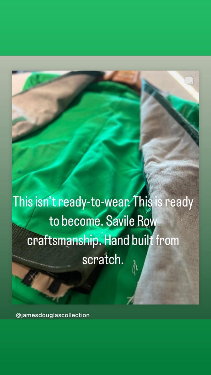 BespokeClothier's tweet photo. Handmade by Savile Row trained tailors. James Douglas Collection: Built for those who command attention without ever asking for it. https://t.co/MHllCqoS4D