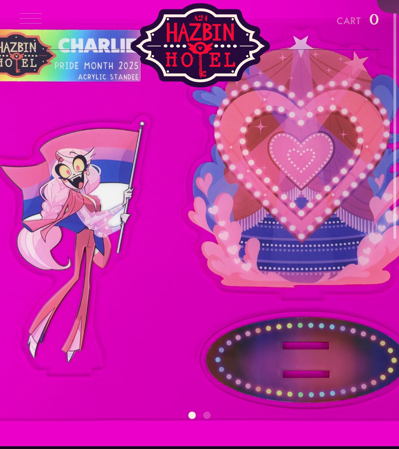 Hazbin Hotel ルシファー　アクリルスタンド　PRIDE Hazbin Hotel Pride 2025 Lucifer Acrylic Standee SOLD OUT | eBay