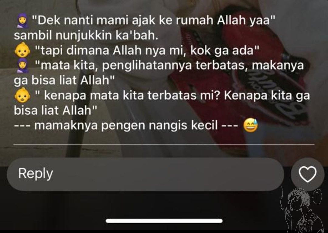 relationshitfes's tweet photo. 𝙧/𝙨𝙝𝙞𝙥🤍 mauuu cerita... mau cerita..,

dapet kiriman ss-an dari ceweku, 
isi ss an nya itu dari rekan kerja dia sekaligus teman baik dia..,

dia selalu cerita anaknya temen nya itu baik lucu gemes, dan sebagai ibu dia juga capable bangget.. pokok nya keren abis deh aku denger cerita nya..

tapi engga expect ya ampun dapet ss-an story nya terus kaya ya ampun 🥹🥹 lucu bangget, gemesin.. 
gimana yah cara parenting seperti ituh.. ?

gak bohong admired sekali.. i want to have like that one too.. 🥹

also idk why i feel like bit proud too.. hiks :"),

makachi cayang sudah kirimin. akhir nya bisa beryukur di suntuk suntuk penat nya kerjaan begini..

sekian.. terimakasih. 🤍