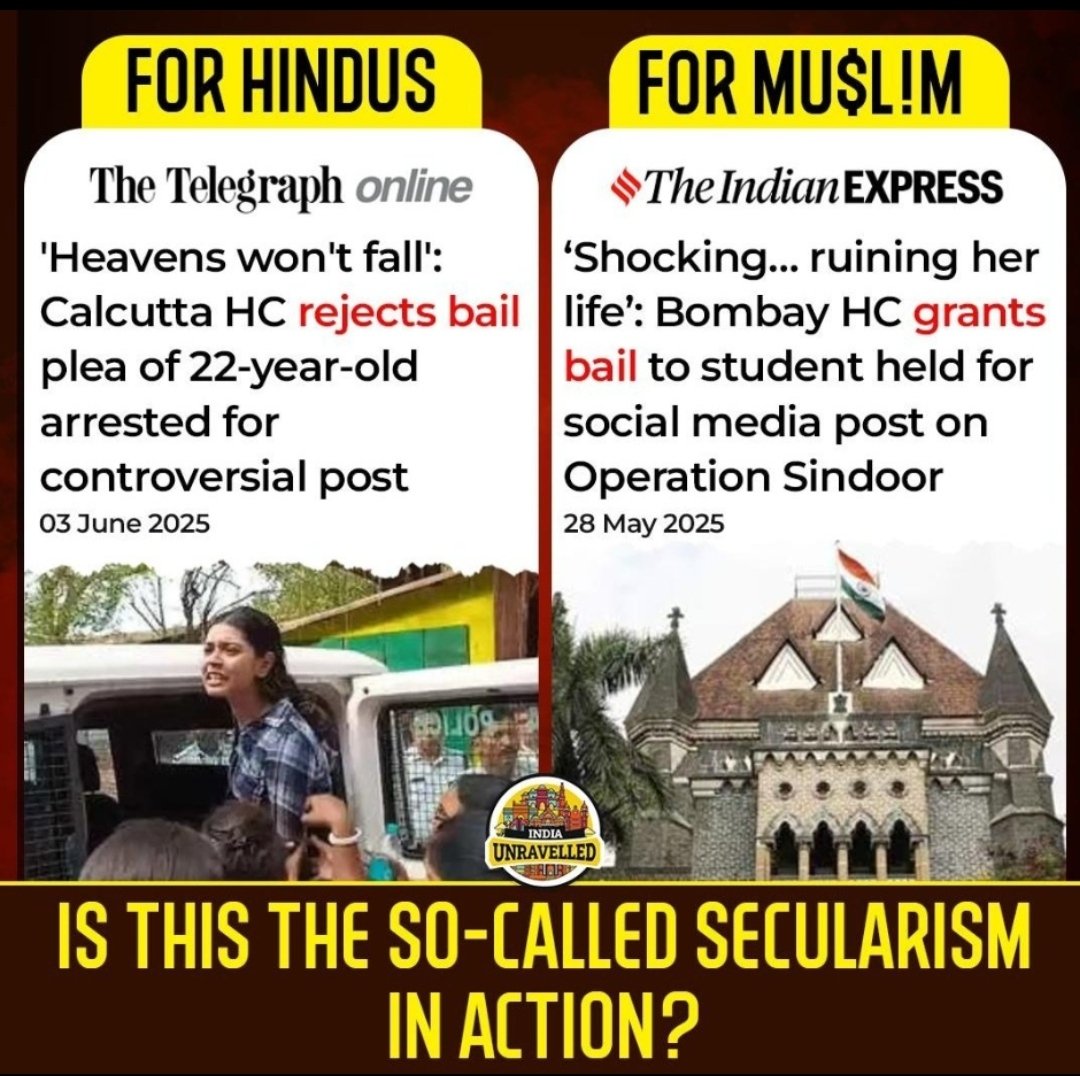 PurpleGirlAFG's tweet photo. #ReleaseSharmishta @Sharmishta__19 v/s an Anti Indian Teenager.. Different Treatment of Highcourts against Sharmishtha. https://t.co/EXBAixxCCl
