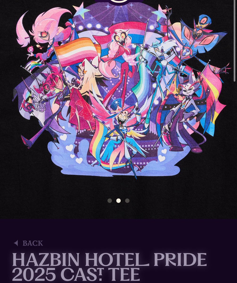 Hazbin Hotel Pride shirt 🤩🤩🤩
#HazbinHotel