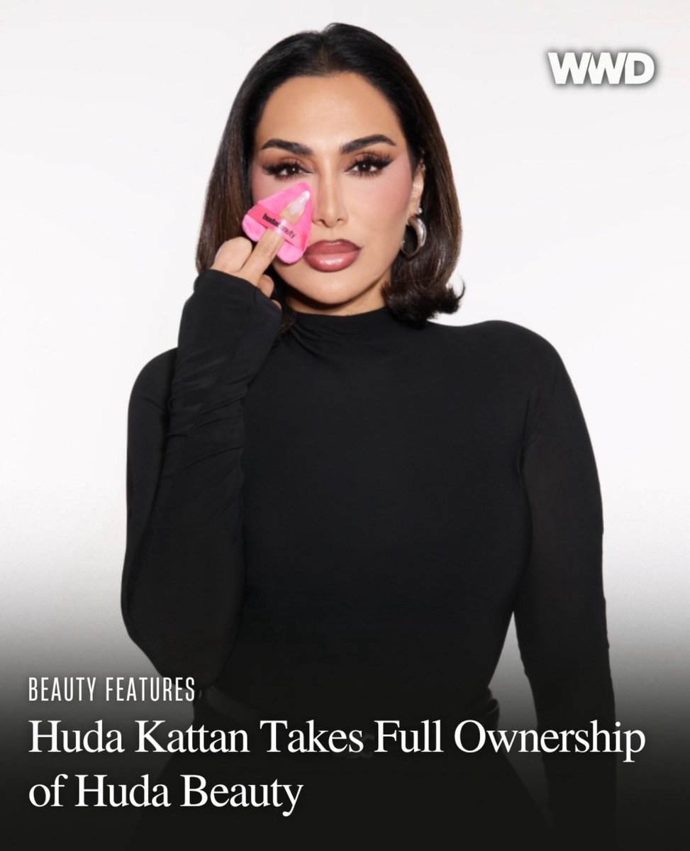 The beauty industry is on 🔥 right now! 

First, Hailey selling Rhode for $1B. 
Then, Huda buying back the minority shares, making her 100% owner of Huda Beauty. 

Beauty girlies are winning! 👏🏽