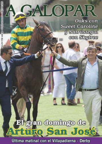 📍El gran día de Arturo San José 
📍Sweet Caroline reina sin discusión
📍Skytree muestra poderío para representar a los tres años en el Carudel
📍Janácek se queda con Bulnes
📍Maldonado ficha al maiden Deralo Ir para correr el Derby
👉🏽Infórmate: noticias.agalopar.com/a-galopar-119-…