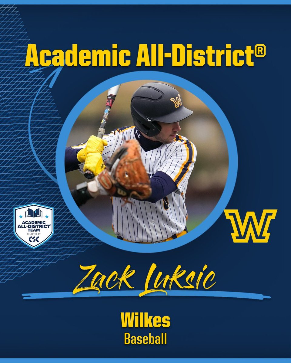 Congratulations to the four student-athletes from #WilkesBASE named Academic All-District by College Sports Communicators!

🗞️ - gowilkesu.com/news/2025/6/3/…

#EarnYourRank