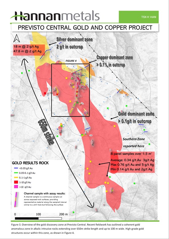 hannanmetals's tweet photo. 🌠Hannan Metals strikes gold at Previsto, Peru! Two new zones extend high-grade gold mineralization to 650m, with hits like 135.2m @ 1.3 g/t Au. 5,000m drilling started, assays expected July 2025. Massive 4km x 4km anomaly hints at a world-class deposit! 
https://t.co/XZQhrQgNRN https://t.co/aZvd0WtEjW