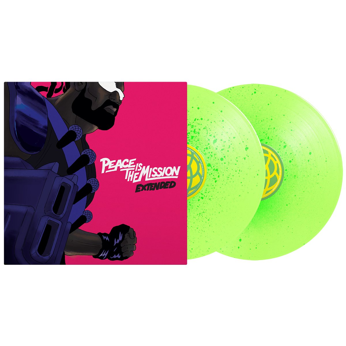 MAJORLAZER's tweet image. To celebrate 10 years of PEACE IS THE MISSION, the EXTENDED version is finally available for the first time on limited edition vinyl 🫡 dmlmusic.lnk.to/PITM-E10A