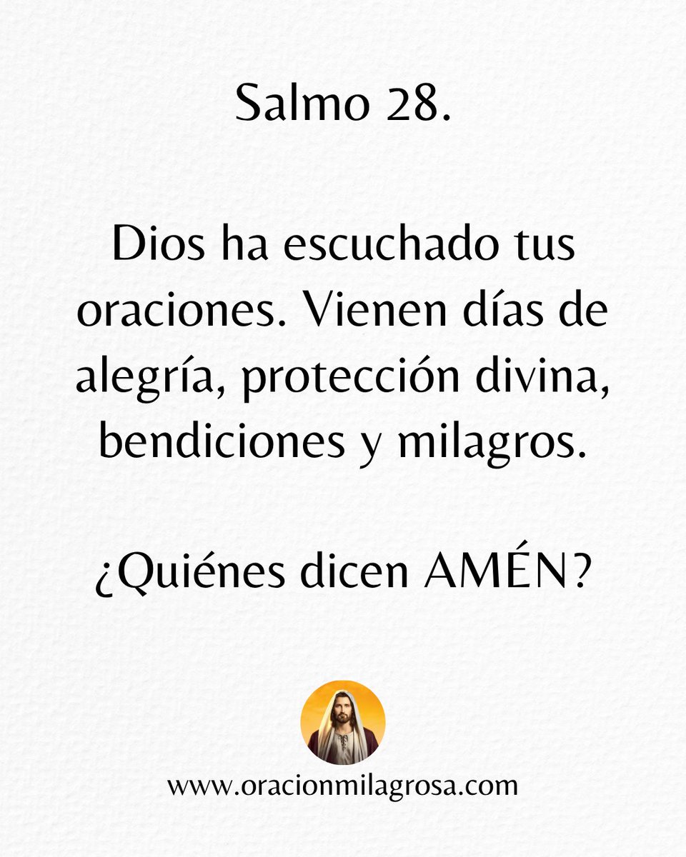 Oración del salmo 28 para triunfar en todo: youtu.be/cT8Mhma6Fjg ✨