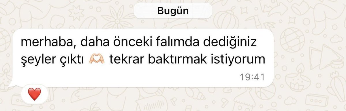 Enerji Çalışmaları, Tarot&amp;Durugörü Seansları, Kahve Falı Bakımı, Zaman Sorularınız, Astrolojik Danışmanlıklarımızla ilgili detaylı bilgi&amp;randevu için WHATSAPP direkt iletişim linkimizden hemen şimdi iletişime geçebilirsin! 💬 Whatsapp : wa.me/+905411771005