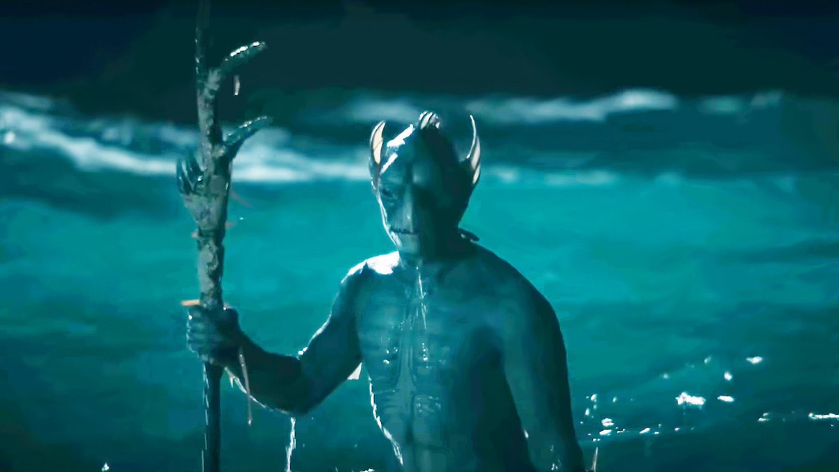 Looking at it what if Gugu Mbatha-Raw is playing a half-human/half-Sea Devil