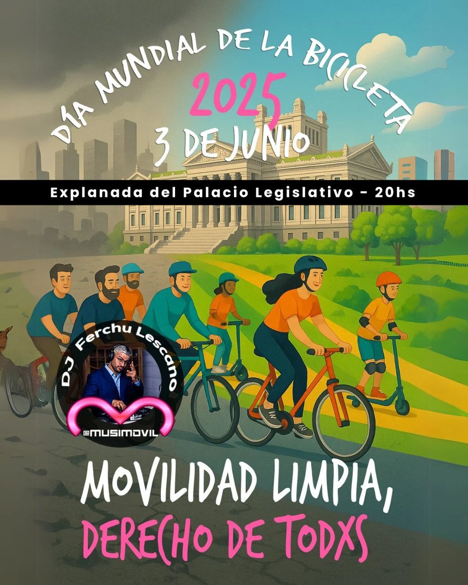 Hoy es el Día Mundial de la Bicicleta! 🚲🌎

Ese noble corcel de dos ruedas que no necesita gasolina y nos hace tan FELICES!

Hoy más que nunca menos estrés y más PEDALEO y recuerda que la vida es como la bici, si te caes te volves a levantar!

#DíaMundialdelaBicicleta #3J