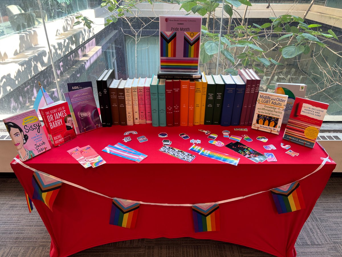 Happy Pride month from the Health Sciences Library!  #SBU #PrideMonth