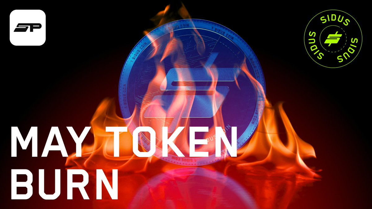 siduspad's tweet image. 🔥 Our mission to reduce the circulating SIDUS supply continues, and here are the May stats:

✔️ 3,369,908.39 SIDUS burned
🔗 bit.ly/may_sidusburn

Total SIDUS tokens burned as of the end of May:
🔹11,096,020,336.22 SIDUS | 36.99% of the Max Supply