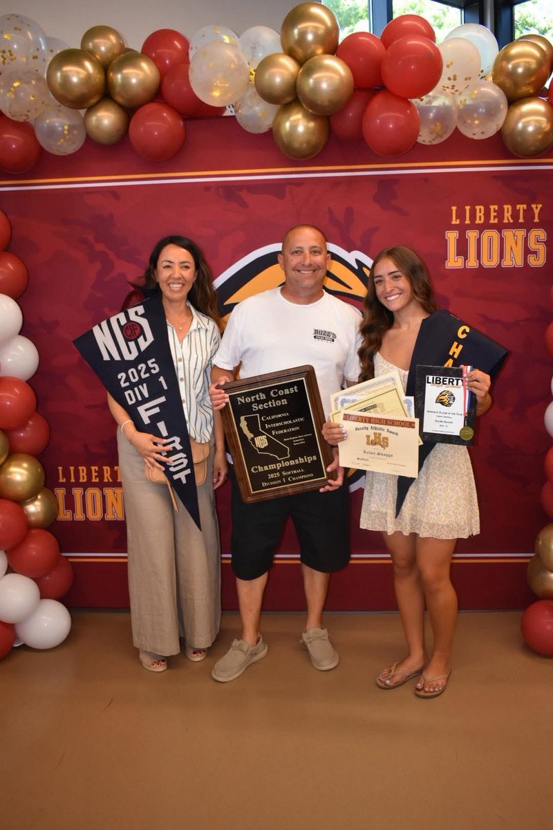 Kelsie Skaggs (@kskaggs2026) on Twitter photo Enjoyed the awards banquet with my parents!
πDEFENSIVE PLAYER OF THE YEAR
βοΈ1st TEAM BVAL ALL LEAGUE
πBVAL CHAMPIONSHIP
πNOR CAL D1 SECTION CHAMPIONSHIP
πSCHOLAR ATHLETE
<a href="/LibertyLionsSB/">Liberty HS Softball</a> <a href="/LHSLionsSports/">Liberty Athletics</a> <a href="/westcoastpreps_/">West Coast Preps</a> <a href="/ExtraInningSB/">EXTRA INNING SOFTBALL</a> <a href="/CalHiSports/">Cal-Hi Sports</a> <a href="/MaxPreps/">MaxPreps</a> <a href="/LineDsoftball/">Line Drive Media</a> Enjoyed the awards banquet with my parents!
πDEFENSIVE PLAYER OF THE YEAR
βοΈ1st TEAM BVAL ALL LEAGUE
πBVAL CHAMPIONSHIP
πNOR CAL D1 SECTION CHAMPIONSHIP
πSCHOLAR ATHLETE
<a href="/LibertyLionsSB/">Liberty HS Softball</a> <a href="/LHSLionsSports/">Liberty Athletics</a> <a href="/westcoastpreps_/">West Coast Preps</a> <a href="/ExtraInningSB/">EXTRA INNING SOFTBALL</a> <a href="/CalHiSports/">Cal-Hi Sports</a> <a href="/MaxPreps/">MaxPreps</a> <a href="/LineDsoftball/">Line Drive Media</a>