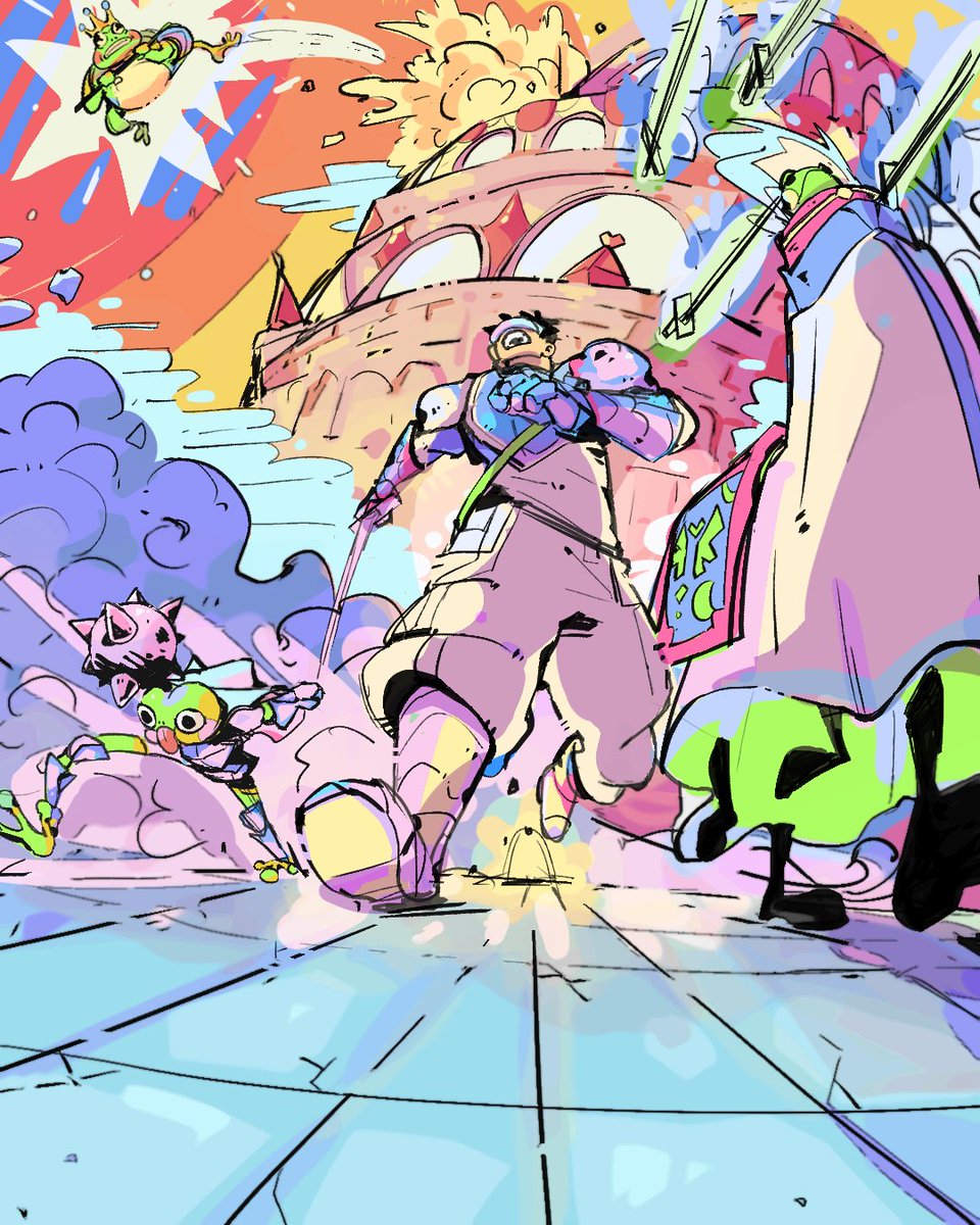 #OFFgame 
Fighting Toad King.