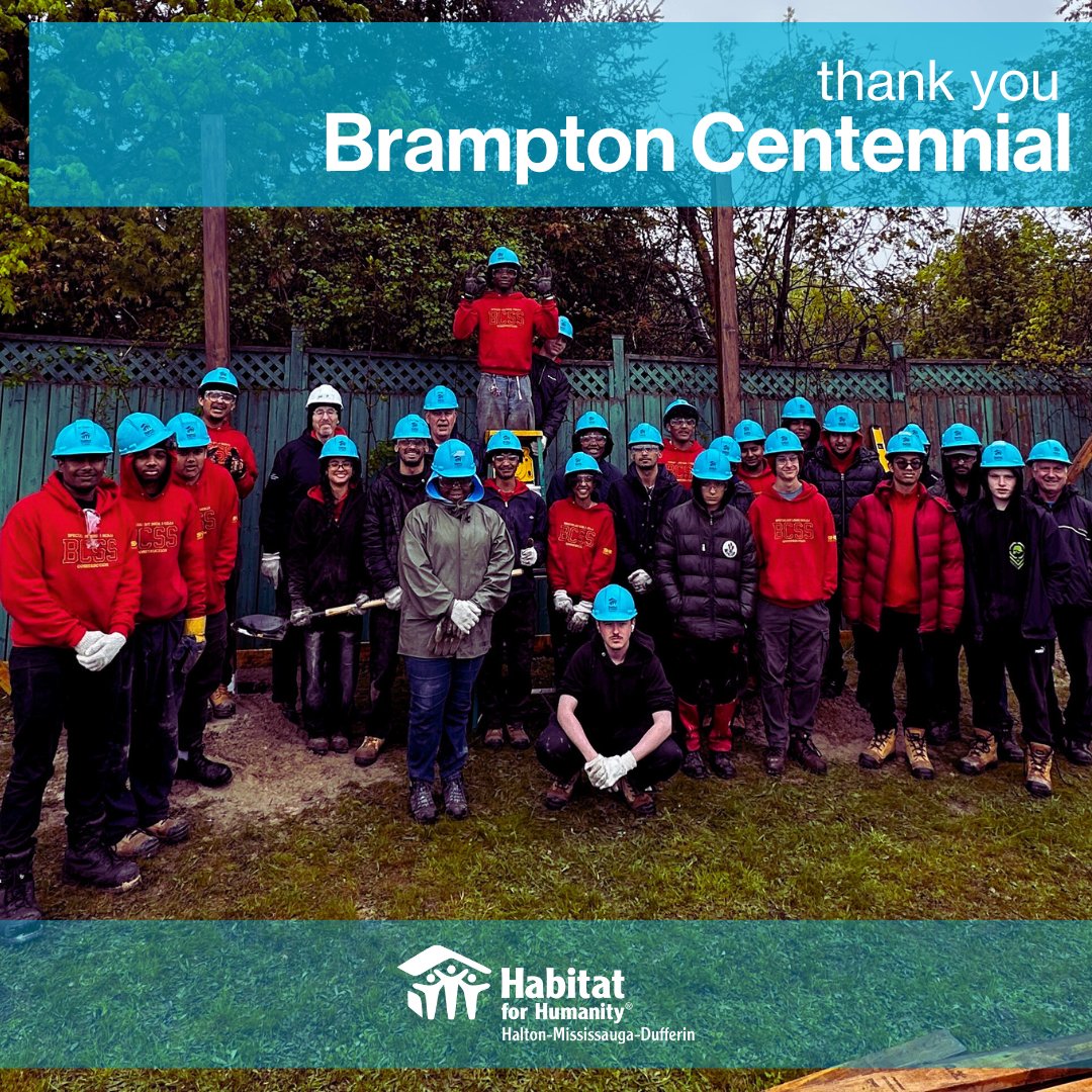 HabitatHMD's tweet image. Youth Skilled Trades in Action!
Despite the rain and heavy lifting, the students from Brampton Centennial Secondary School brought the energy, heart, and skill to Habitat Grey Bruce—making a real impact on the Saugeen First Nation build site.
#YouthSkilledTrades #HabitatHMD