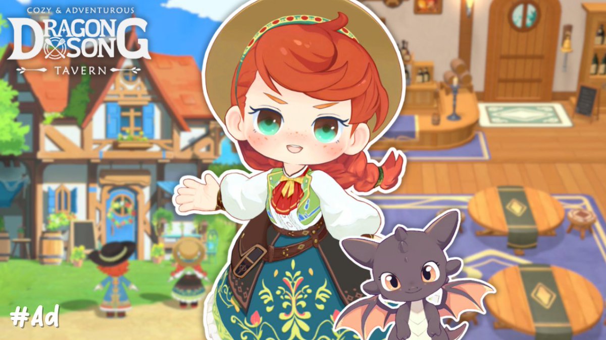 #Ad - Cooking ✅ Farming  ✅ Cute little dragon ✅

Here is how my first look at Dragon Song Tavern went! 
The game is now available in early access on steam! 

Link here: youtu.be/hLO5OJVL3Ms?si…