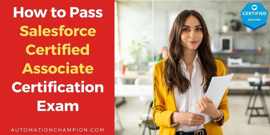 Automation Champion (@automationchamp) on Twitter photo Need to prepare for the <a href="/salesforce/">Salesforce</a> Associate Certification Exam? Let me help you by providing key topics and exam strategies. <a href="/SalesforceAdmns/">Salesforce Admins</a>
Post URL - buff.ly/3PgeBq7
#100DaysOfCode #trailblazers #Salesforce #trailhead #SalesforceDays #DF23 Need to prepare for the <a href="/salesforce/">Salesforce</a> Associate Certification Exam? Let me help you by providing key topics and exam strategies. <a href="/SalesforceAdmns/">Salesforce Admins</a>
Post URL - buff.ly/3PgeBq7
#100DaysOfCode #trailblazers #Salesforce #trailhead #SalesforceDays #DF23