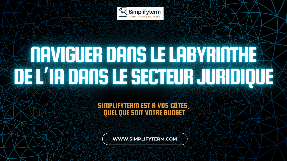 simplifyterm's tweet photo. ⚖️ L'IA en droit : promesse ou danger ? Chez Simplifyterm, nous en faisons un levier stratégique.
🎓 Des formations plus intelligentes à la demande
🎁 Audit IA gratuit pour les 10 premiers étudiants
🚀 À découvrir ici : https://t.co/uMY6UZUHzR
#LegalTech #IA #Avocat #Droit https://t.co/uZzgZWNKBR