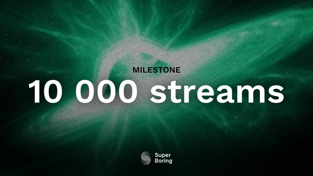 All you boring people setting up your boring DCAs… have reached a big number

10,000 streams have been opened on SuperBoring since launch

A big thanks to our early community members for making this possible 🌌

Swap. Every. Second.