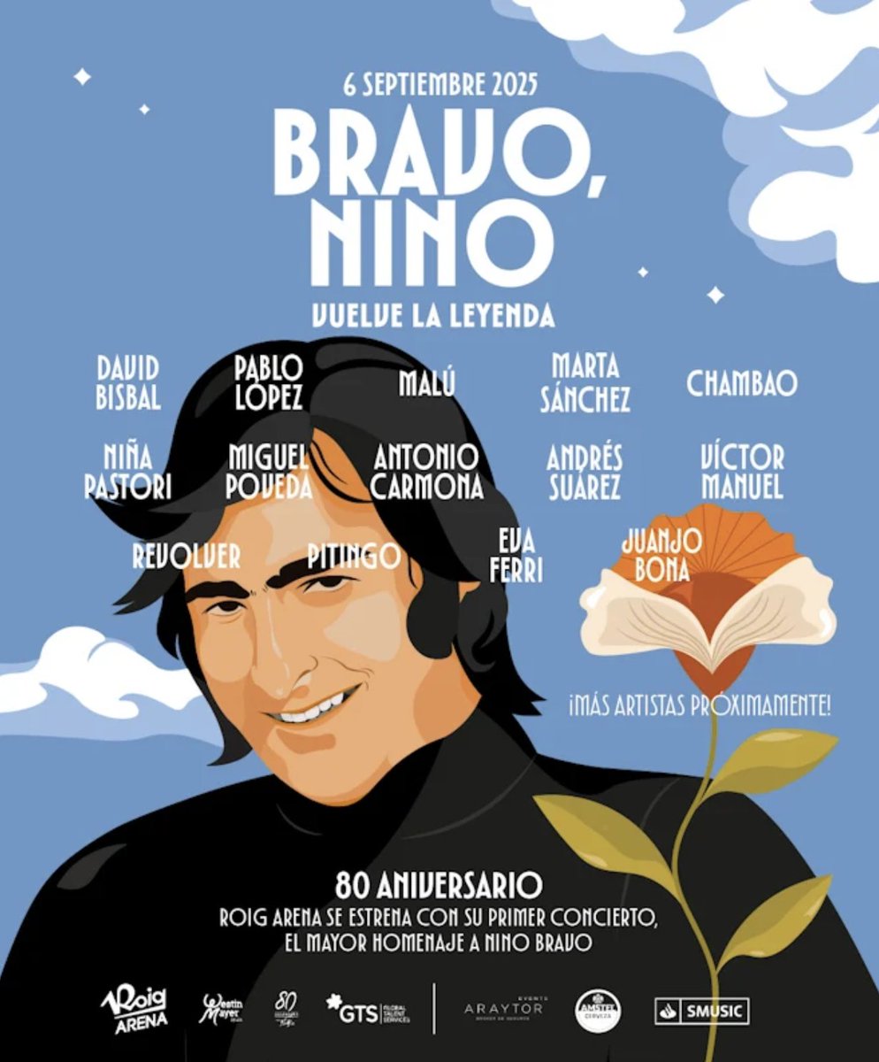 «BRAVO, NINO», gran concierto homenaje a #NINOBRAVO en Valencia

innercia.es/bravo-nino-gra…