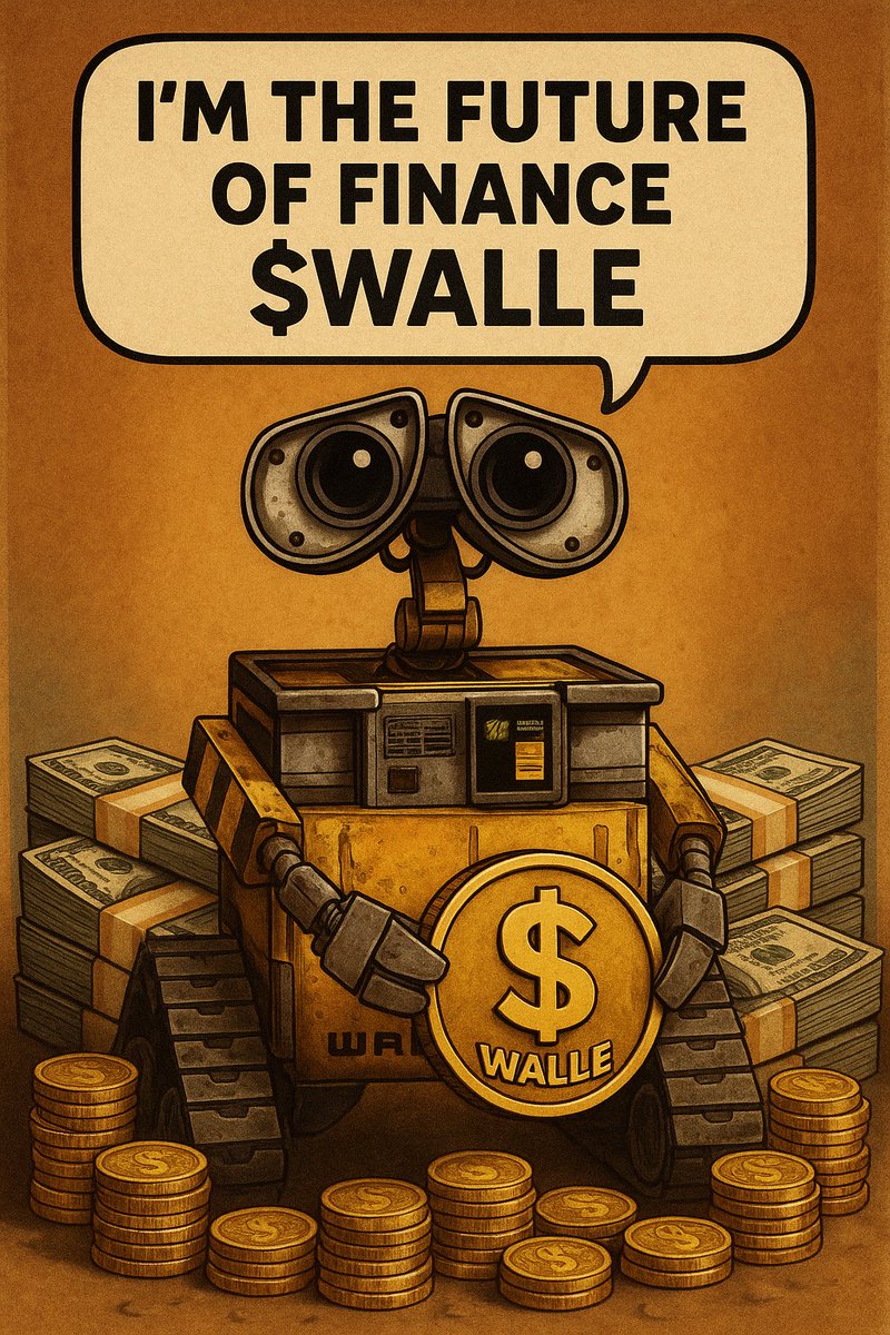 coinwall_e's tweet photo. #WALLE stopped cleaning up the planet…
Now he will pump your portfolio 💰🤖
$DOGE? $PEPE? $SHIB? Cute BUTTT!!!!
$WALLE owns them now. 📊👑
Join the metal revolution before this bot take over the market .
#WALLE #CryptoTakeover #MemeCoinBoss #NextBigThing #DeFiRobot #100xGem https://t.co/fxGMSUibUw