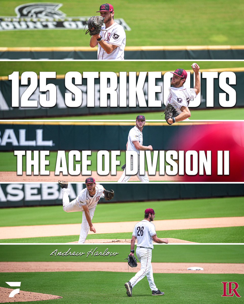 And he’s not done yet 😤

Lenoir-Rhyne’s Andrew Harlow leads all of Division II with 125 punch outs in 18 appearances. 

#SACbaseball | <a href="/Baseball_LR/">LR BEARS BASEBALL</a>
