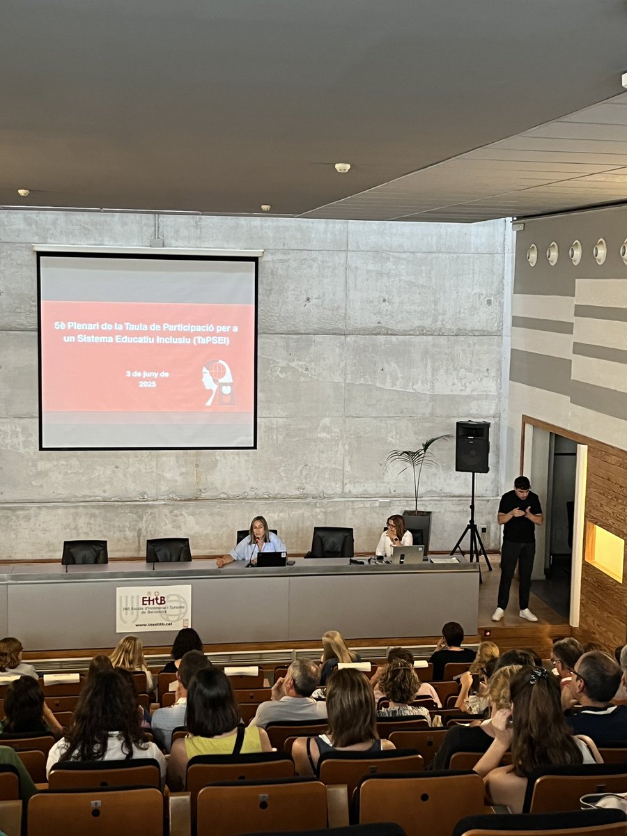 5è Plenari de la Taula de Participació per a un Sistema Educatiu Inclusiu (TaPSEI)