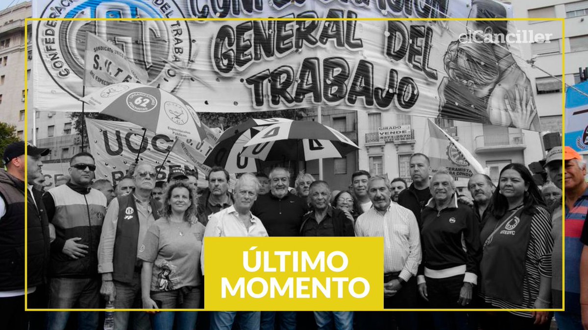 [AHORA] "Ni una reivindicación menos": la CGT confluyó "todas las luchas" en "una única movilización" este miércoles frente al Congreso.