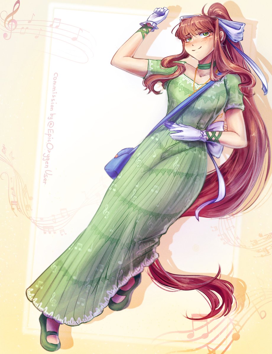 BelowAverageBreather (@epicoxygenuser) on Twitter photo A commission I got from <a href="/thatSonicOC/">Sonicspeed1 🔥</a> to celebrate Monika in the music dress anniversary, woo!! 💚💚
#DokiDokiLiteratureClub #ddlcmonika A commission I got from <a href="/thatSonicOC/">Sonicspeed1 🔥</a> to celebrate Monika in the music dress anniversary, woo!! 💚💚
#DokiDokiLiteratureClub #ddlcmonika