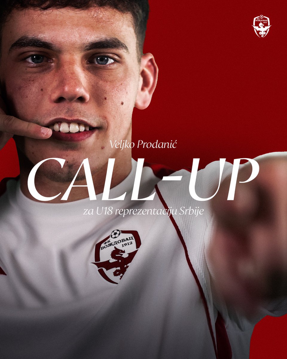 Zmaj među orlićima!🇷🇸

Naš Veljko Prodanić nalazi se na okupljanju omladinske reprezentacije Srbije (U18), koja u Švedskoj igra dve prijateljske utakmice protiv Mađarske i domaće selekcije.

Ponosni smo na tebe, Veljko!🐉

📲 Celu vest pročitajte na zvaničnom sajtu FK Voždovac.
