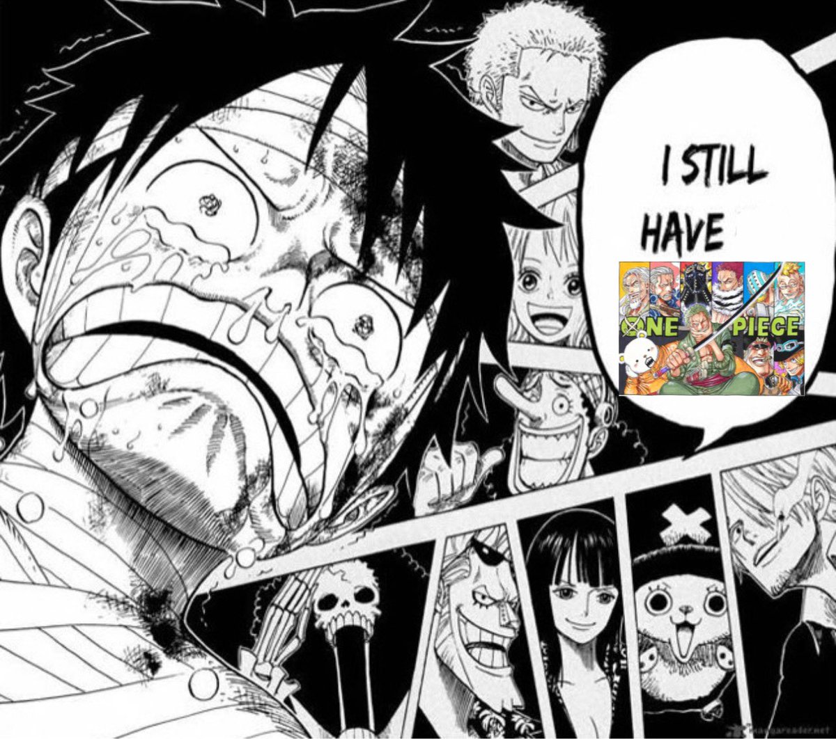 Zoro mfs after Gaban destroyed their agenda over the course of Elbaf 

#ONEPIECE1151