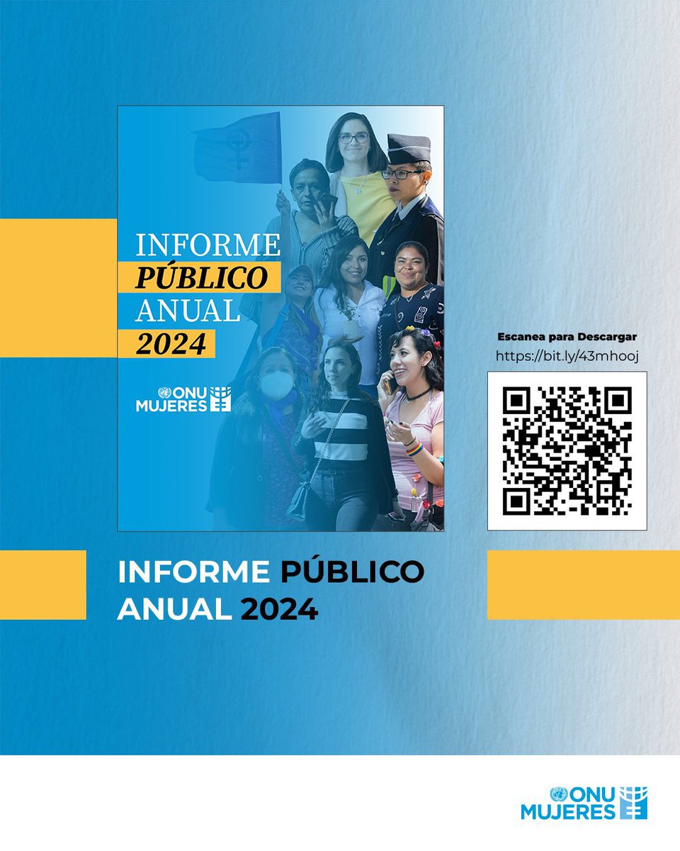 Te invito a explorar los logros clave de <a href="/ONUMujeresMX/">ONU Mujeres México</a> en 2024: desde sistemas de cuidados hasta liderazgo femenino y prevención de violencia. 

Un año de aprendizajes y acción. 

#JuntasTransformamos

Consúltalo en: 🔗 lnk.bio/s/3d82a