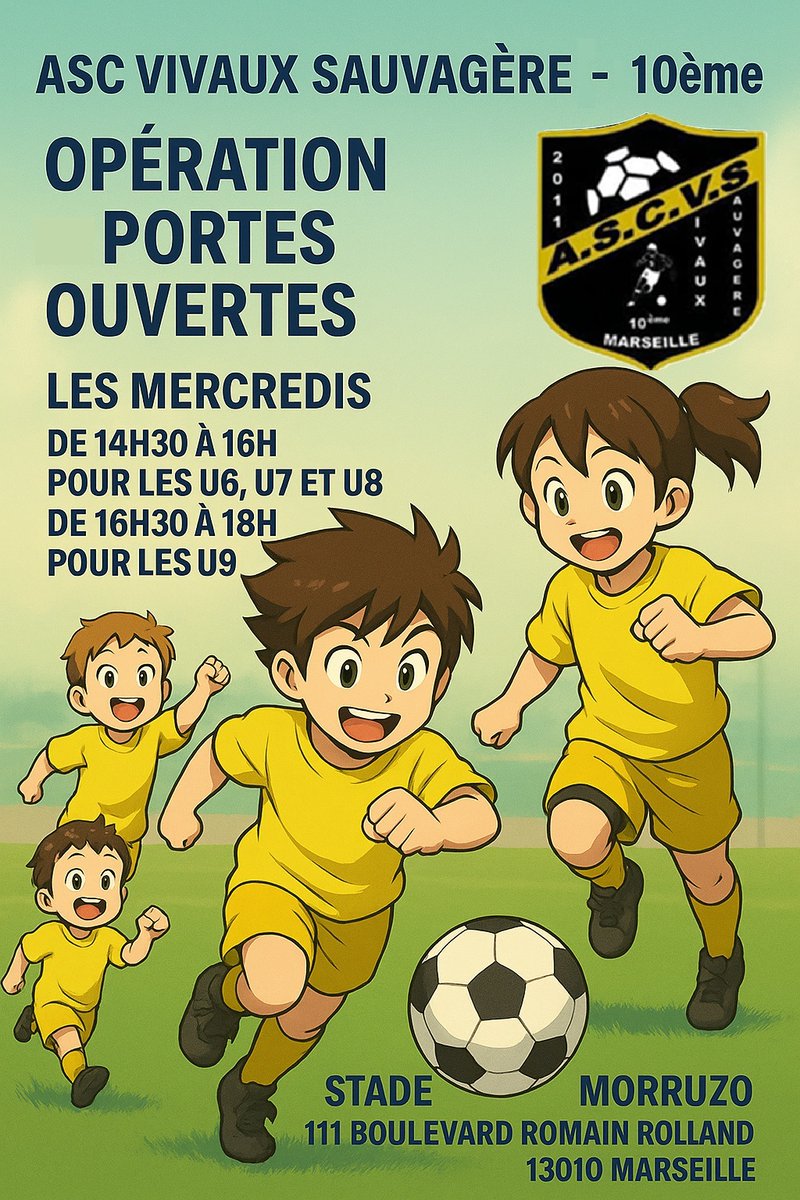 AscVS13010's tweet photo. À partir de demain et jusqu’à la fin juin
#detections #football #marseille #footamateur #OMnextgeneration https://t.co/F5whjjdACY