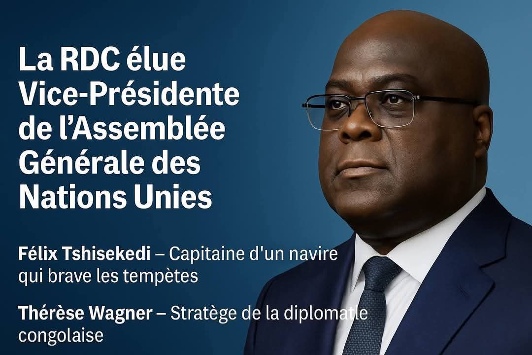 Vive la diplomatie agissante ! La RDC est élue membre non permanent du  onseil de sécurité des Nations Unies avec 183 voix/187. <a href="/DNyamugabo/">Deborah Nyamugabo</a>
<a href="/JosephineMawete/">Joséphine Mawete</a> <a href="/MerckFoundation/">Merck Foundation</a> <a href="/RDCongoMAE/">Thérèse Kayikwamba Wagner</a> <a href="/gnwp_gnwp/">Global Network of Women Peacebuilders (GNWP)</a>