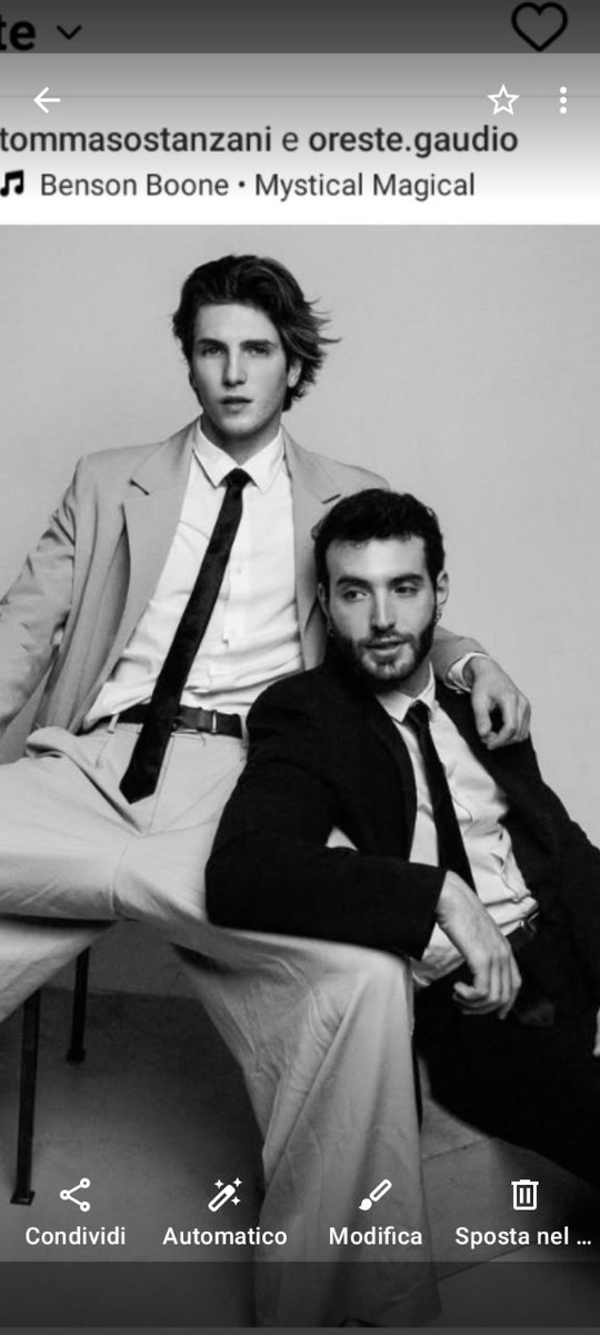 BacciolaPaola's tweet photo. Post che lascia senza parole. Bellissimi #tommasostanzani https://t.co/HYAuWYCFRo