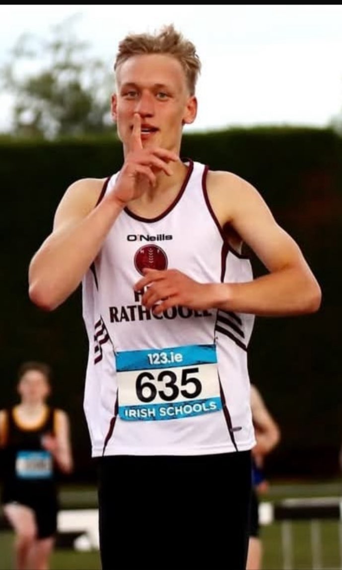 hfcsrathcoole's tweet image. Massive congrats to Jacob, Daire &amp;amp; Alex on their brilliant performances at the All-Irelands! 🇮🇪

🥇 Jacob won gold in the steeplechase &amp;amp; showed great spirit after a fall in the 1500m.
🥉 Daire claimed bronze in the triple jump.
📏 Alex hit a PB of 5.10m to place 7th in long jump