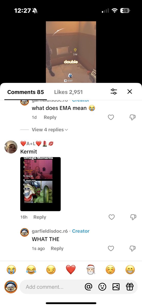 Tiktok is such a weird app, mfs can post this in my comments but I can't tell someone to shut up or call them stupid 😭