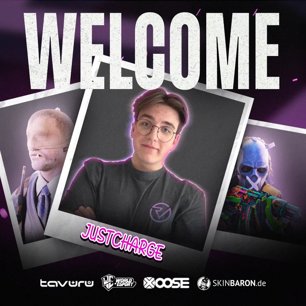 Herzlich willkommen, <a href="/JustChargeCS/">Chargi</a>!🥳

Wir freuen uns einen neuen Spieler in unserem TACTX Team begrüßen zu können!  <a href="/JustChargeCS/">Chargi</a> ersetzt <a href="/smu4cs/">-samU.-</a> im TACTX Team.

Auf eine erfolgreiche gemeinsame Zeit! 💪

#4ThePlayer