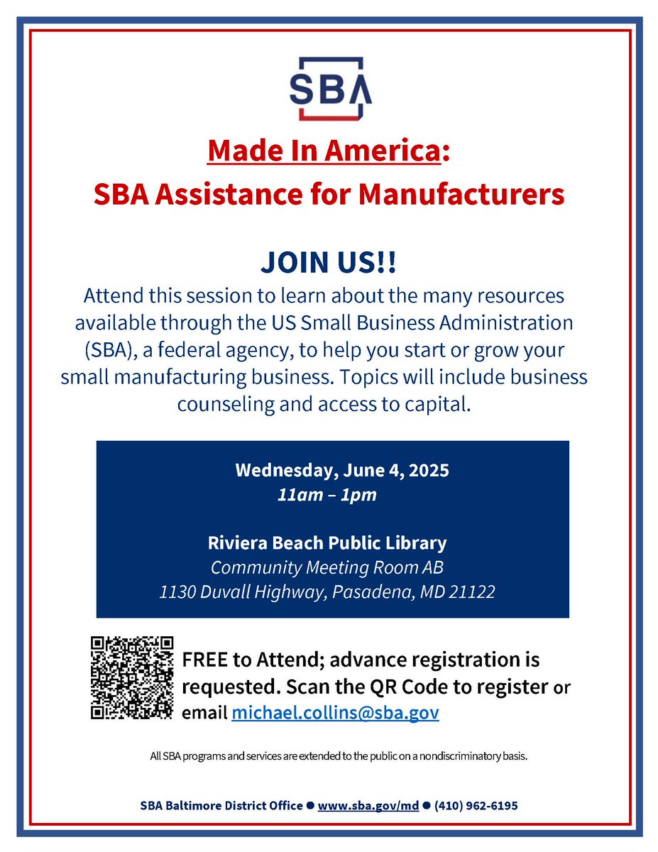 SBA Baltimore tweet media