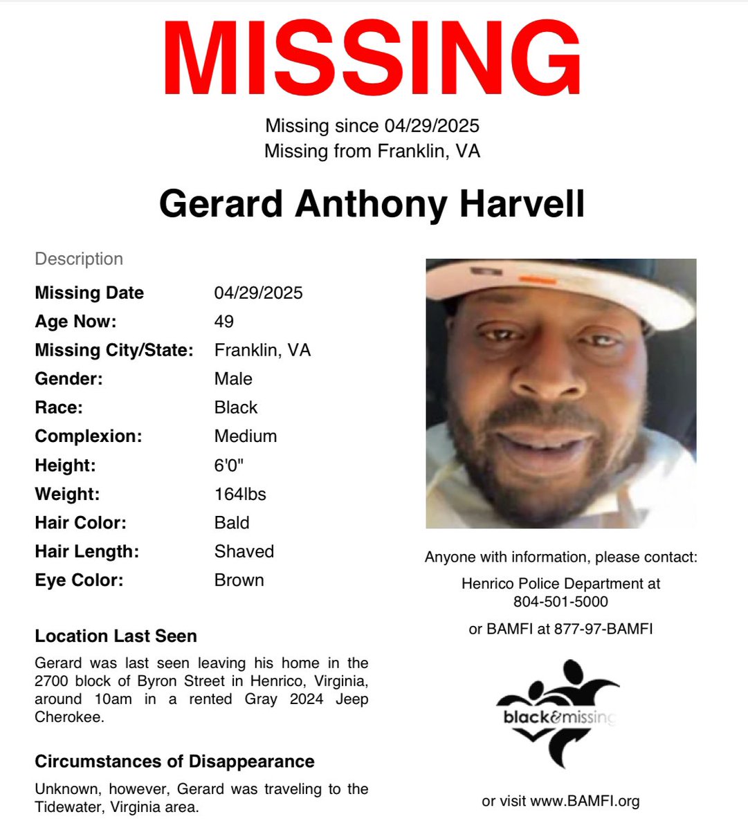 Blk & Missing FDN tweet media