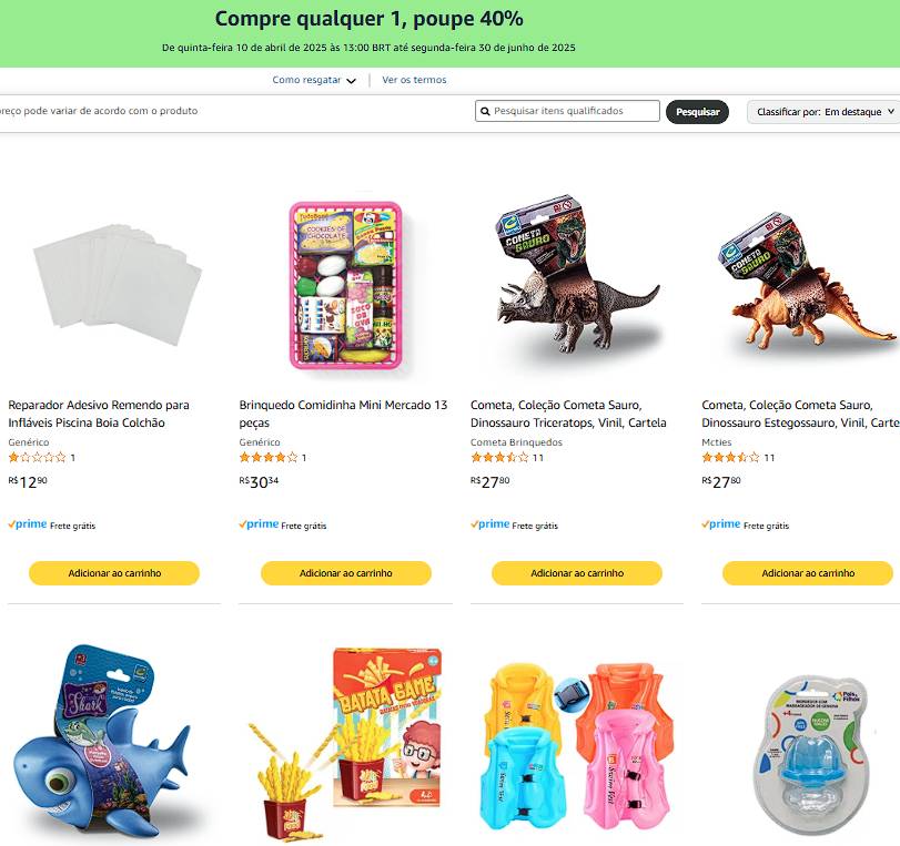 AquiPechincha's tweet photo. #CORREEEEEE Saldão de brinquedos com até 40% OFF‼️ 😮  📦 Frete Grátis Amazon Prime
- Cupom 40% OFF em Brinquedos Selecionados Amazon
🔥 40% OFF
Confira - https://t.co/UiVPHH20Sg
⚠️ Desconto aparece na tela de pagamento https://t.co/vS8fMUUri6