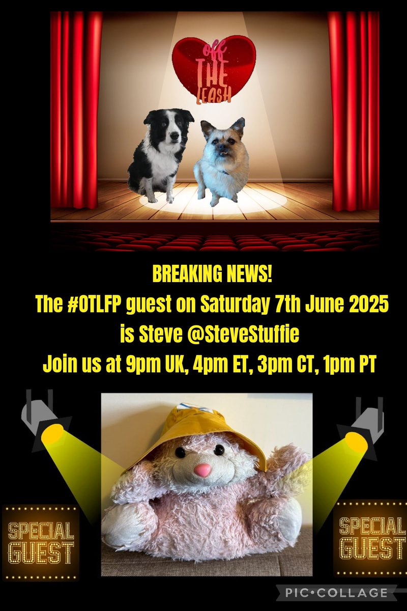 Pixie💔😭Millie💔Moose💔Fancy💔Wickett💔Stan😭 (@pixie_tooth) on Twitter photo Join us Saturday 4pm ET 3pm CT 2pm MT 1pm PT UK 9pm
Search & follow #OTLFP to join in all the fun! All are welcome! 😀
@mariann12642534
<a href="/kthreadgold113/">Angels Ezra and JC 🐾🐾🐾🐾</a>
@rosie_fluffybun
<a href="/soulkitty/">Kala, Bonnie, Skye 🐕🐕🐕🐾🐾 Kitty (mum)</a>
@cheesecake7777
@wntersky1
<a href="/pacer_t/">Pacer T Dog</a>
<a href="/libby_green/">Libby Green</a>
@tidepride8
<a href="/pugger06/">peggy g & peppy</a> Join us Saturday 4pm ET 3pm CT 2pm MT 1pm PT UK 9pm
Search & follow #OTLFP to join in all the fun! All are welcome! 😀
@mariann12642534
<a href="/kthreadgold113/">Angels Ezra and JC 🐾🐾🐾🐾</a>
@rosie_fluffybun
<a href="/soulkitty/">Kala, Bonnie, Skye 🐕🐕🐕🐾🐾 Kitty (mum)</a>
@cheesecake7777
@wntersky1
<a href="/pacer_t/">Pacer T Dog</a>
<a href="/libby_green/">Libby Green</a>
@tidepride8
<a href="/pugger06/">peggy g & peppy</a>
