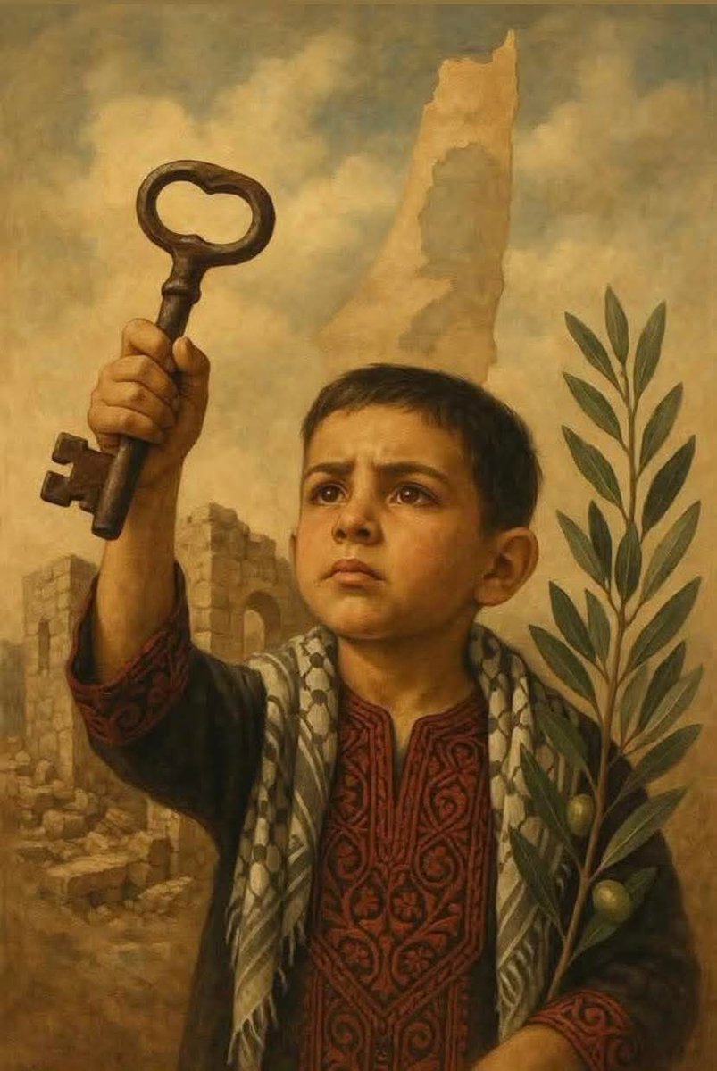Cosmic Cowboy (@ronnieruff) on Twitter photo Support Palestinian Artists. I still have the key to grandpa's house....
Also support <a href="/RadioWatermelon/">Radio Watermelon</a> in their important mission of getting visibility for verified aid campaigns for Gaza families.
(I was unable to identify the artist for this image)
#Gaza Support Palestinian Artists. I still have the key to grandpa's house....
Also support <a href="/RadioWatermelon/">Radio Watermelon</a> in their important mission of getting visibility for verified aid campaigns for Gaza families.
(I was unable to identify the artist for this image)
#Gaza